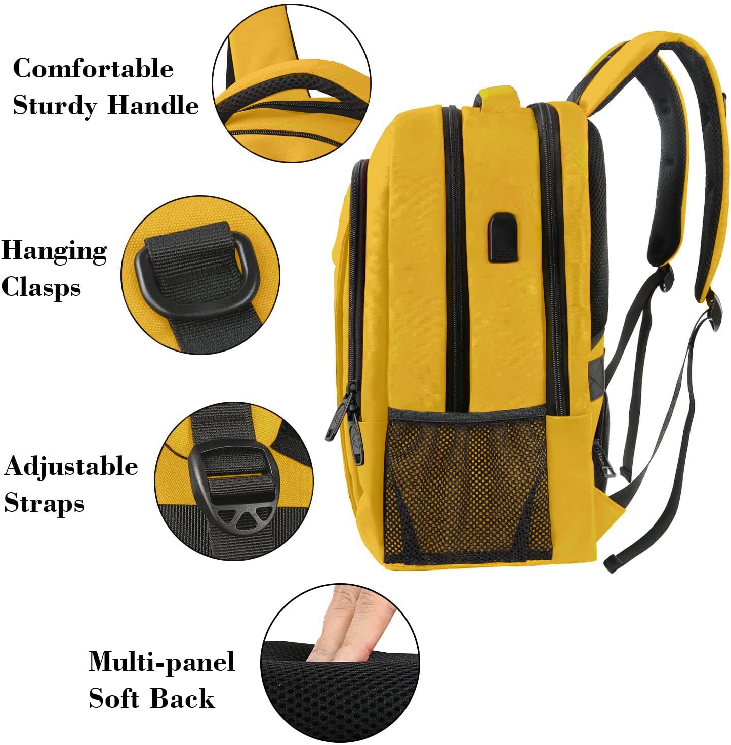 MATEIN Extra Large Backpack, 17 Inch Travel Laptop Backpack with USB Charging Port, Anti Theft TSA Friendly Business Work School Bookbag for Men Women - Image 6